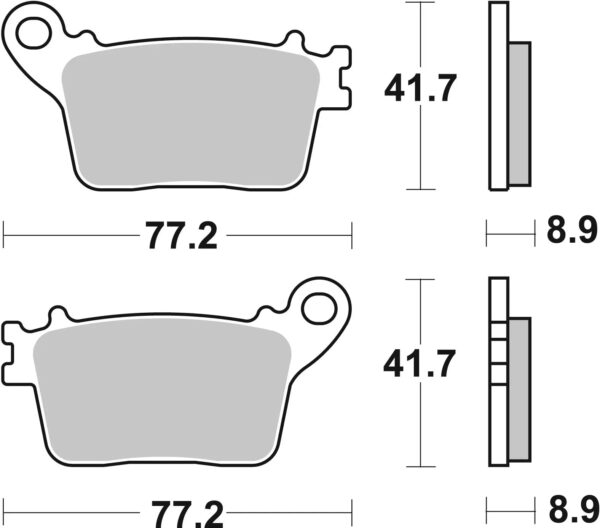 Brembo Brake Pads 07HO59SP - Image 2