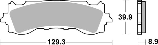 Brembo Brake Pads 07ho65sa - Image 2