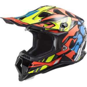 LS2 MX700 Subverter Evo Rascal Gloss Black Fl.Orange