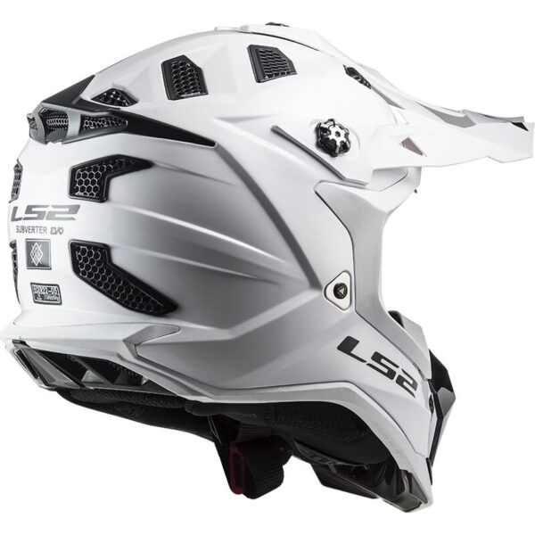 LS2 MX700 SUBVERTER EVO II, SOLID GLOSS White - Image 2