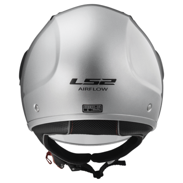 LS2 OF562 Airflow Gloss Silver - Image 3