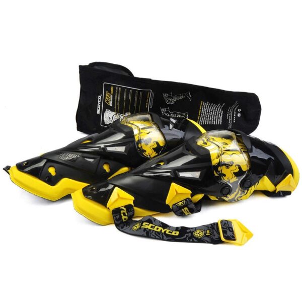 Scoyco Knee Guards K12 Yellow - Image 2