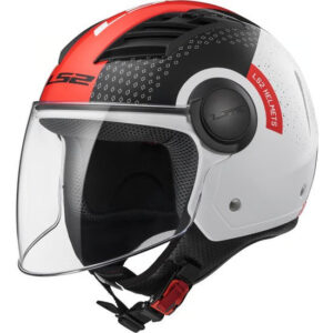 LS2 OF562 Airflow Condor Blanco, white red black