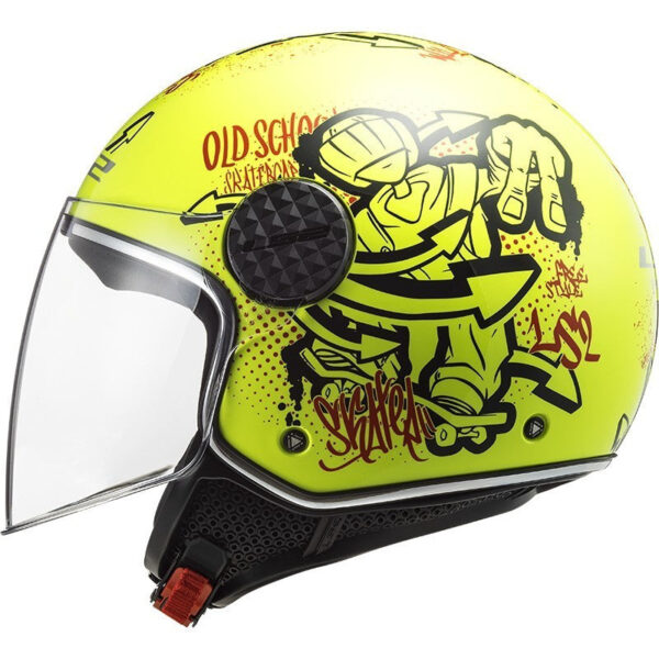 LS2 OF558 SPHERE LUX Skater H-V Yellow - Image 3