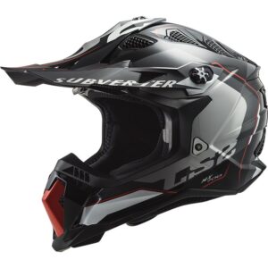 LS2 MX700 SUBVERTER EVO II, ARCHED GLOSS Black & silver