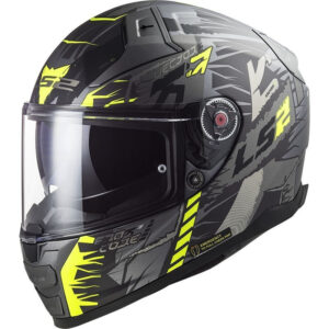 LS2 FF811 VECTOR II, matt titanuim yellow