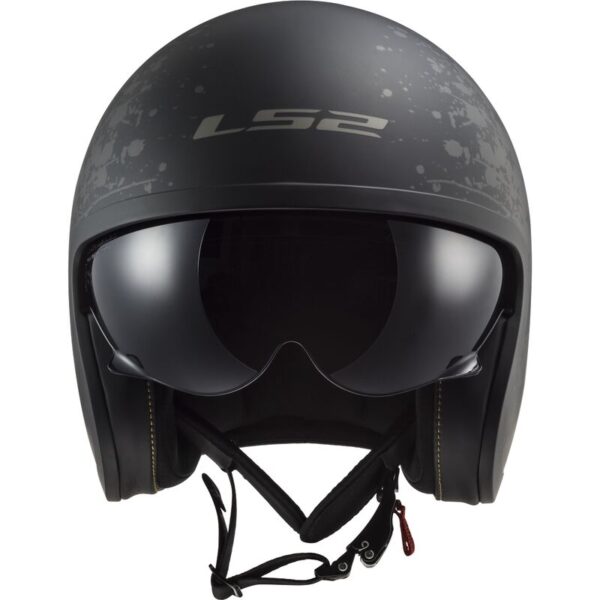 LS2 OF599 SPITFIRE II, Black Flag MATT (titanium) - Image 3