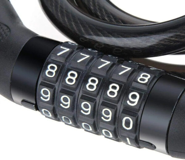 5 Digit Security Cable Bike Lock Combination - Image 3