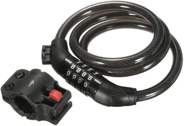 5 Digit Security Cable Bike Lock Combination