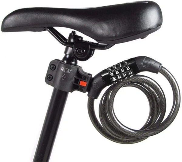 5 Digit Security Cable Bike Lock Combination - Image 4