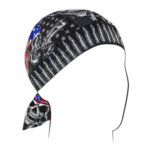 Zan Flydanna Cotton USA Gun Skull