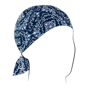 Zan Flydanna Cotton Navy Paisley