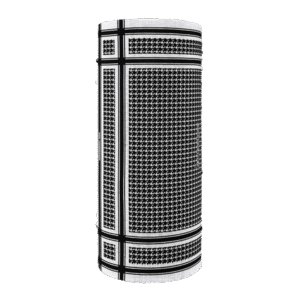 Zan Motley Tube Houndstooth Black & White