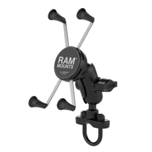 RAM X-Grip Large Phone Mount with Handlebar U-Bolt Base - Short Arm
