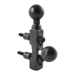 RAM Motorcycle Brake/Clutch Reservoir Base with Add-On Ball