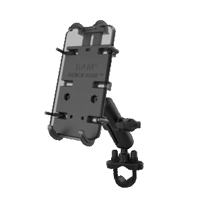 RAM Quick-Grip XL Phone Mount with Handlebar U-Bolt Base - Medium Arm