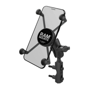 RAM X-Grip Large Phone Mount with Brake/Clutch Reservoir Base - Short Arm