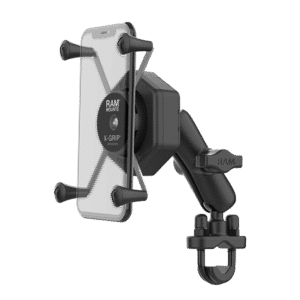 RAM X-Grip Large Phone Mount with Vibe-Safe & U-Bolt Base - Medium Arm
