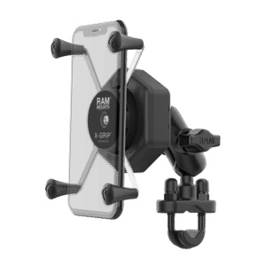 RAM X-Grip Large Phone Mount with Vibe-Safe & U-Bolt Base - Short Arm