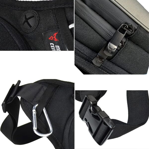 Motocentric Leg Bag - Carbon Fiber - Image 3