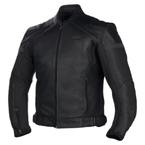 Noru Tetsuo Leather Jacket - Black