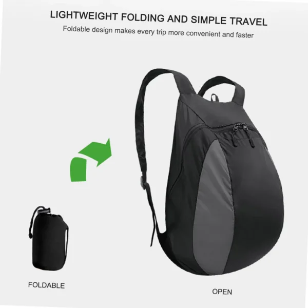 ⁦Helmet Foldable lightweight Backpack⁩ - الصورة ⁦6⁩