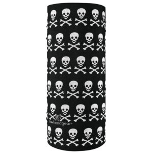 Zan Motley Tube Polyester Skull & Crossbones