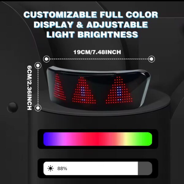 LED Helmet Customizable Screen Display - Image 4