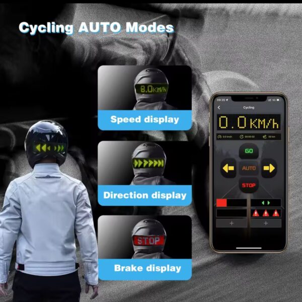LED Helmet Customizable Screen Display - Image 6