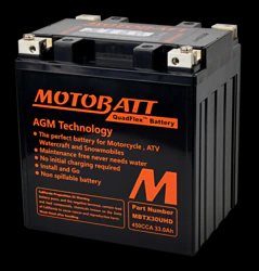 Motobatt MBTX30UHD Motobatt 12V AGM Battery