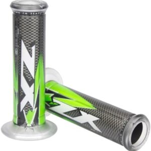 Ariete 01687-ZX Road Grip Kawasaki ZX-Racing 125 mm Green