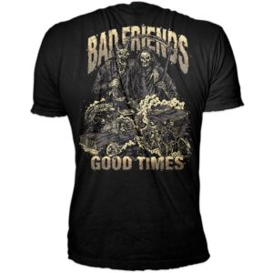 Lethal Threat Bad Friends Black T-Shirt