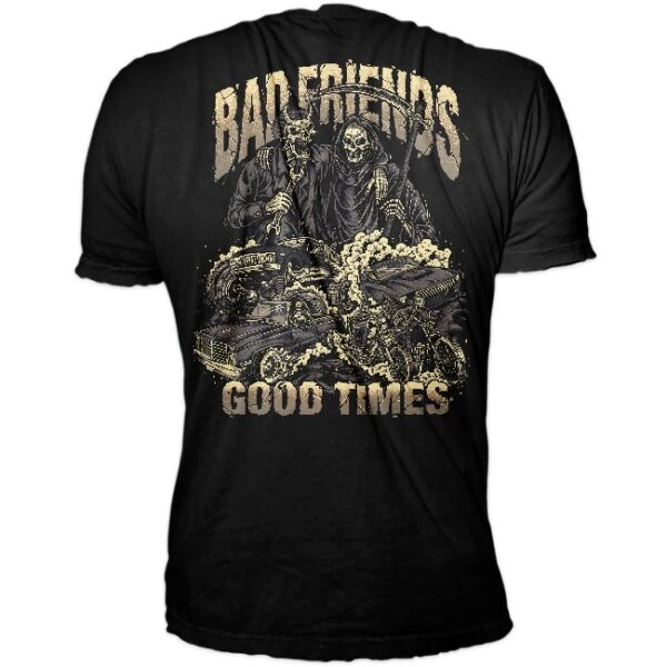 Lethal Threat Bad Friends Black T-Shirt