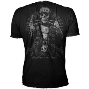 Lethal Threat Friend or Foe Black T-Shirt