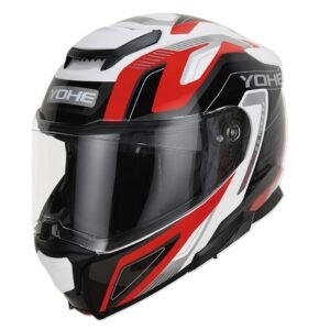Yohe 937SV Helmet GLOSSY WHITE/RED