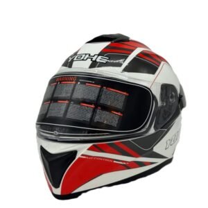 Yohe 981 Helmet GLOSSY WHITE/RED