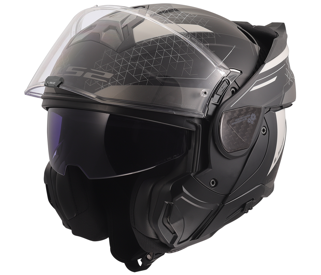 LS2 FF910 ADVANT II ASTRAL Modular helmet Matt Grey - Motocity