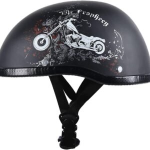 Retro Open Face Motorcycle Helmet