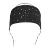 ZANheadgear Highway Honey Headband  (HHBV001)  Rhinestones, Black
