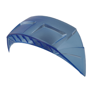 LS2 RAPID FF353 SPOILER -TRANSPARENCY BLUE