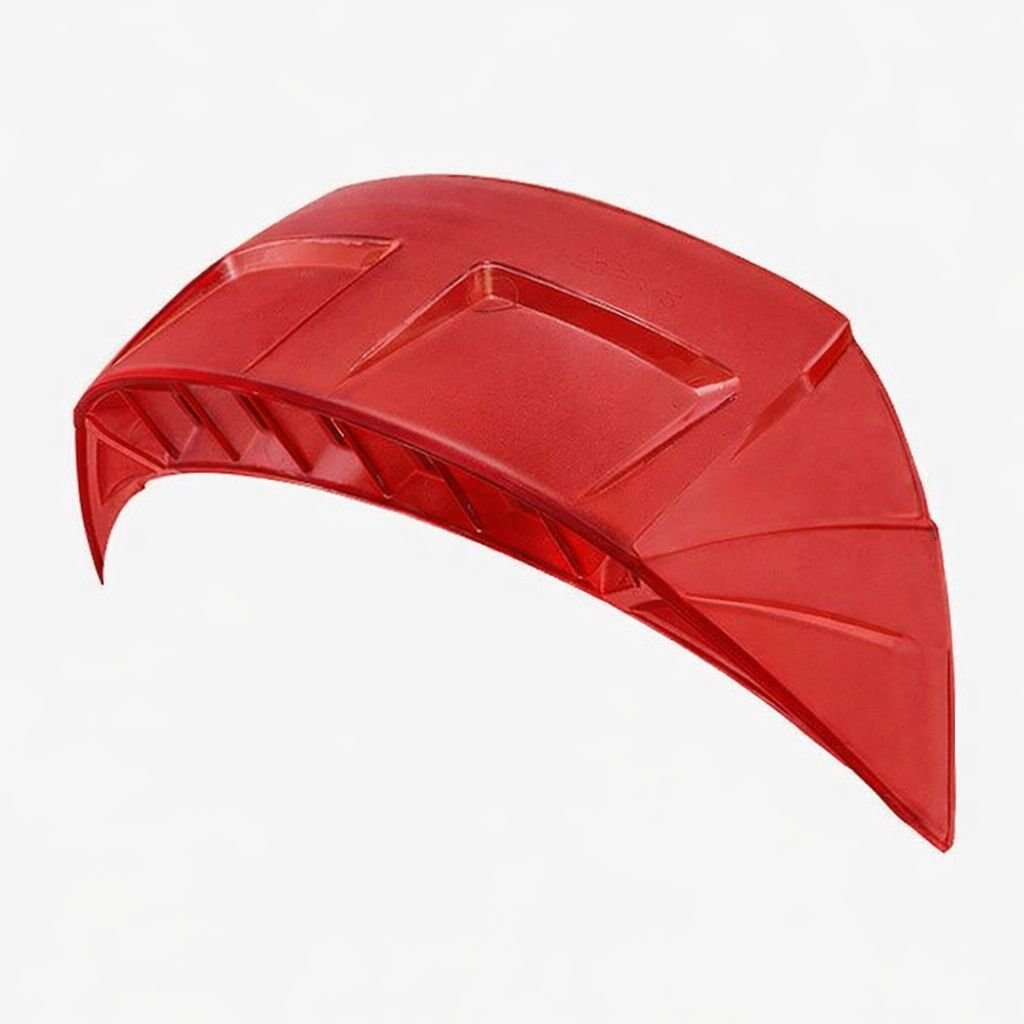 LS2 RAPID FF353 SPOILER -TRANSPARENCY RED