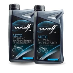 WOLF MOTO 4T 5W40 RACING ESTER 1L FULLY SYNTHETIC (2 PES)